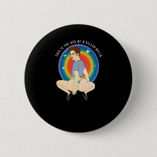 This Is The Of A Killer 6 Cm Round Badge