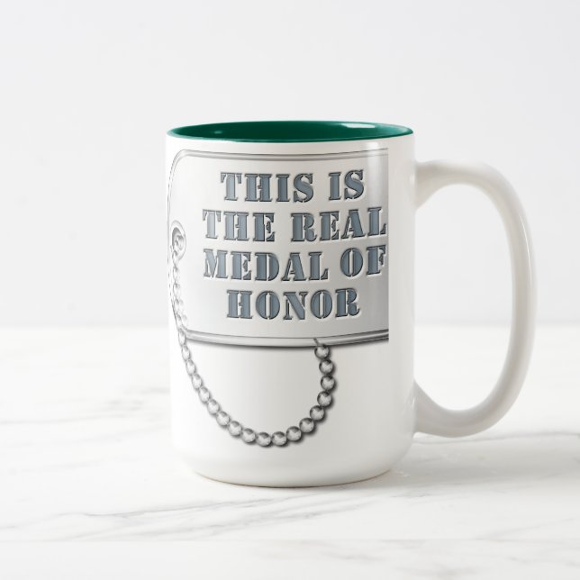 This is the REAL Medal of Honour Two-Tone Coffee Mug (Right)
