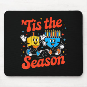 This Is The Season Happy Hanukkah Funny Jewish Cha Mouse Pad