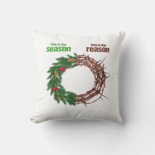This Is The Season This Is The Christian Christmas Cushion