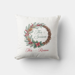 This Is The Season This Is The Christian Christmas Cushion