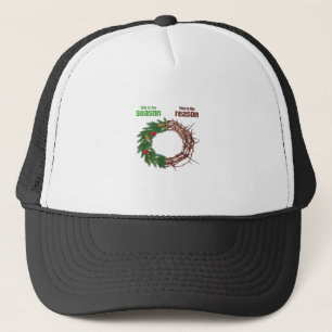 This Is The Season This Is The Christian Christmas Trucker Hat