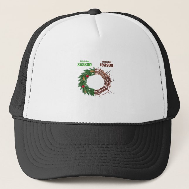This Is The Season This Is The Christian Christmas Trucker Hat (Front)