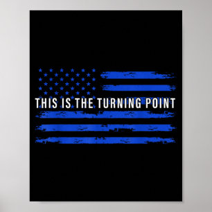 This Is The Turning Int Tee Usa Flag For Men Women Poster