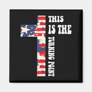 This Is The Turning Point Christian Design Magnet