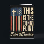 This Is The Turning Point Patriotic Faith Usa  Card<br><div class="desc">This Is The Turning Point Patriotic Faith Usa</div>