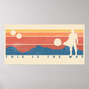 This is the Way Retro Poster