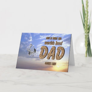 This is the worlds best DAD loks like Card