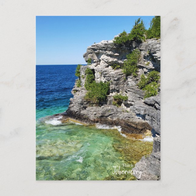 This is Tobermory- Ontario, Canada Postcard (Front)