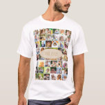 This is Us 40 Photo Collage Family Reunion T-Shirt<br><div class="desc">Photo template t-shirt which you can customise with up to 40 different photos. The wording is lettered in skinny font typography and reads "This Is Us", which you are welcome to edit if you wish. The photo template is ready for you to add your pictures working left to right in...</div>