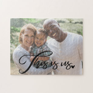 This Is Us Custom Family Photo Jigsaw Puzzle