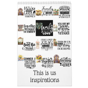 This is us inspirations calendar