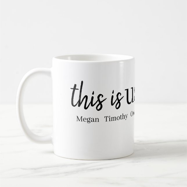 This is Us personalised Coffee Mug (Left)