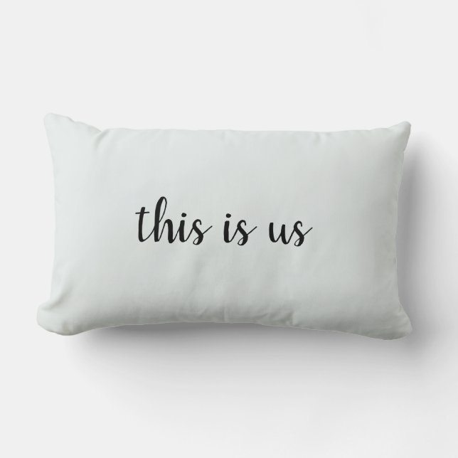 This is us Welcome Throw Pillow (Front)