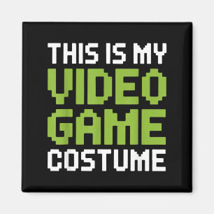 This is Video Game Costume Halloween Funny Gamer Magnet