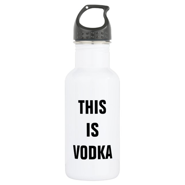 This is vodka water bottle (Front)