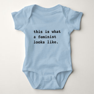 This is what a feminist (baby) looks like baby bodysuit