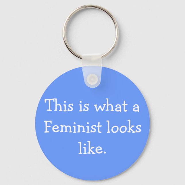 This is What a Feminist Looks Like Keychain (Front)
