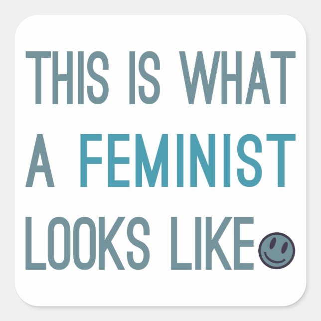 This is What a Feminist Looks Like Stickers (Front)
