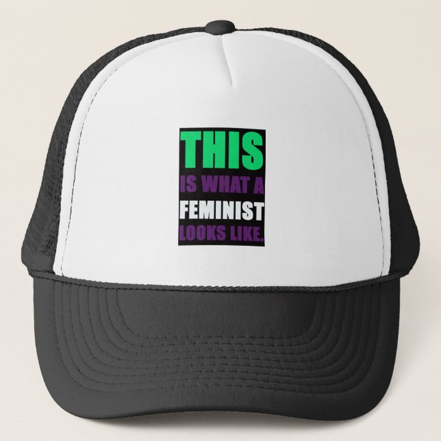 This is What A Feminist Looks Like Trucker Hat (Front)