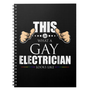 This Is What A Gay Electrician Looks Like LGBT Notebook
