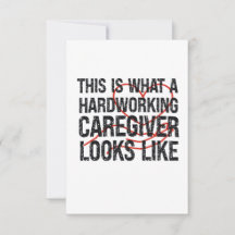 This is what a hardworking caregiver looks like