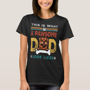This Is What A Pawsome Dad Look Likes Norfolk Terr T-Shirt