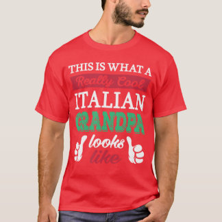 This is What a Really Cool Italian Grandpa Looks L T-Shirt