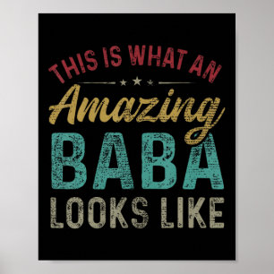 This Is What An Amazing Looks Like Father&#; s Day Poster
