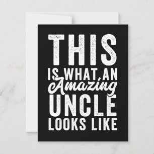 This is What an Amazing Uncle Looks Like Save The Date