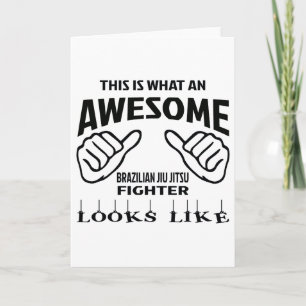 This is what an awesome Brazilian Jiu Jitsu Fighte Card