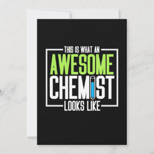 This Is What An Awesome Chemist Looks Like Save The Date