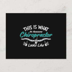 This Is What An Awesome Chiropractor Chiropractic Postcard
