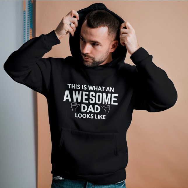 This is what an awesome dad looks like hoodie (Creator Uploaded)