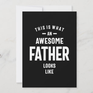 This Is What an Awesome Father Looks Like Thank You Card