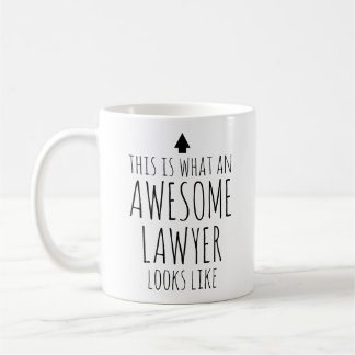 This is What an Awesome Lawyer Looks Like Coffee Mug