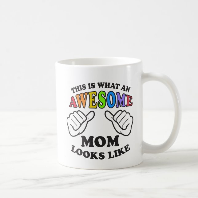 This Is What An Awesome Lesbian Mum Looks Like Coffee Mug (Right)