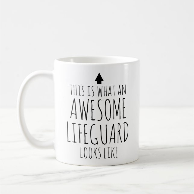 This is What an Awesome Lifeguard Looks Like Coffee Mug (Left)