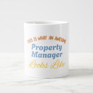 This is What An Awesome Property Manager Large Coffee Mug