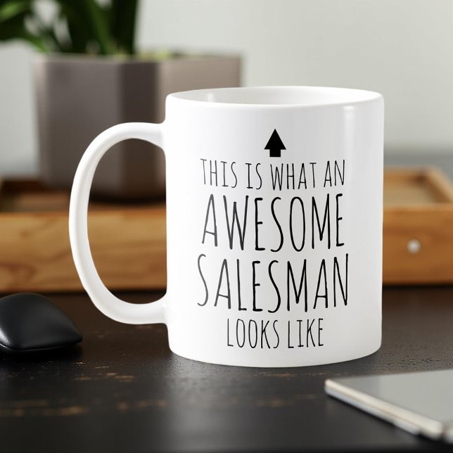 This is What an Awesome Salesman Looks Like Coffee Mug (Creator Uploaded)