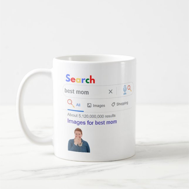 This is what the world's BEST MOM Looks Like PHOTO Coffee Mug (Left)