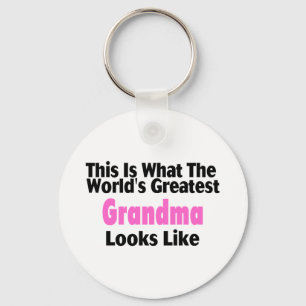 This Is What The World's Greatest Grandma Looks Li Key Ring