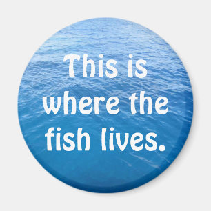 This is where the fish lives. magnet