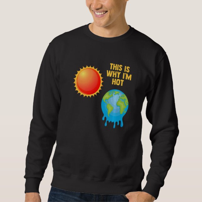 This Is Why I M Hot Loves Spaces Science Astronomy Sweatshirt (Front)