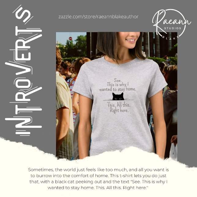 "This is why I wanted to stay home" T-Shirt (Creator Uploaded)