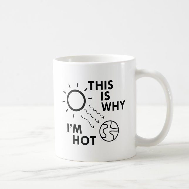 This Is Why I'm Hot Coffee Mug (Right)