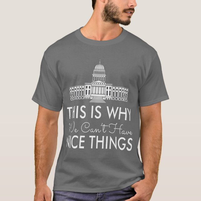This Is Why We Cant Have Nice Things Funny T-Shirt (Front)