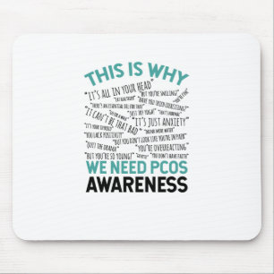 This Is Why We Need PCOS Awareness Mouse Pad