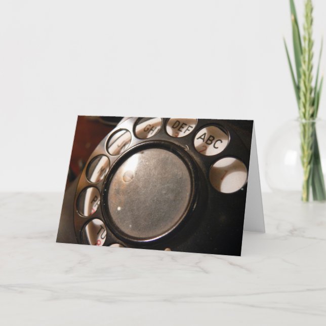 "This is your operator speaking..." Card (Front)