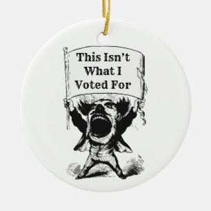 This Isn’t What I Voted For Ceramic Ornament